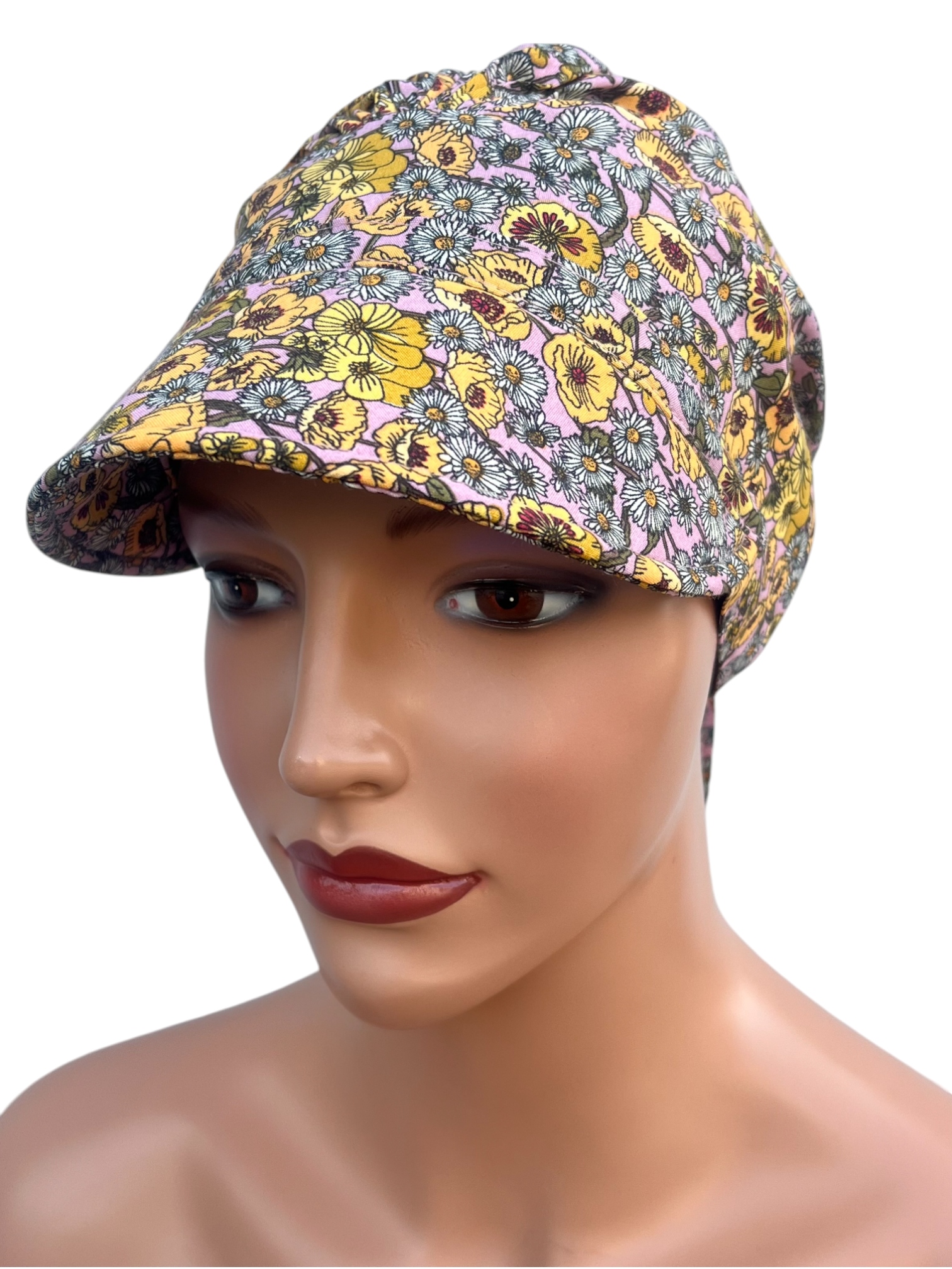 Tess Damenturban Mit Visier X-17, Zerknitterter Schal, Auch Nach Der Chemotherapie