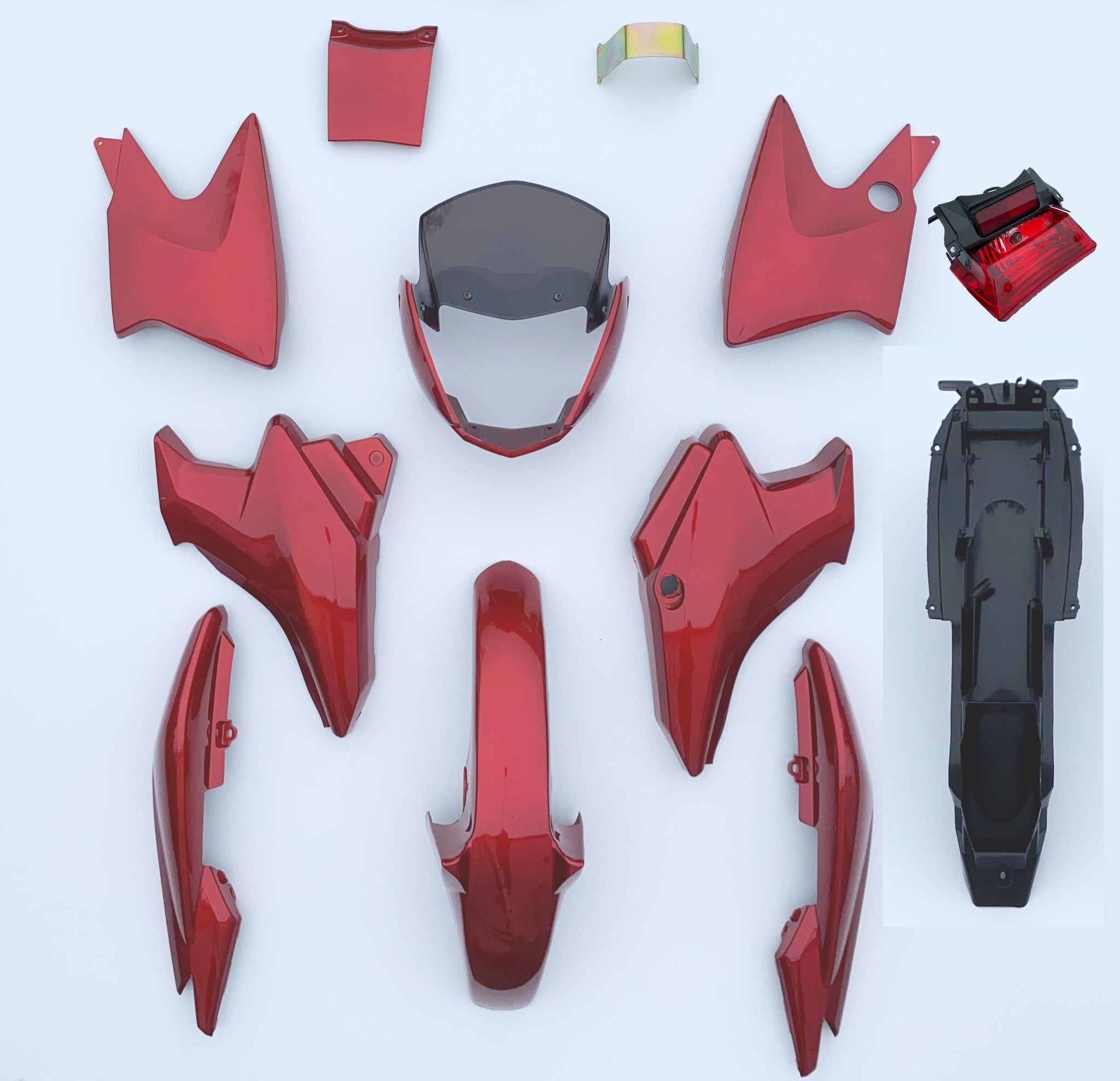 Karosserie-kit, Verkleidung, Kotflügel, Seitenverkleidung, Yamaha Ybr 125 Ybr125 14-17