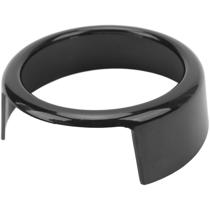 Frontgrill-emblem-logo-ringabdeckung, Glänzend Schwarz, Ersatz-außenaufkleber Für Auto-embleme