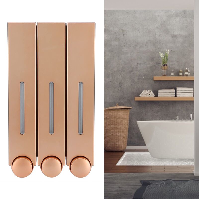 Modischer Shampoo-spender Mit Wandmontage Für Zuhause Und Büro (gold)