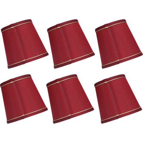 Wandlampenschirm, Schlichter Lampenschirm Für Steh- Oder Tischlampen (weinrot (px43))