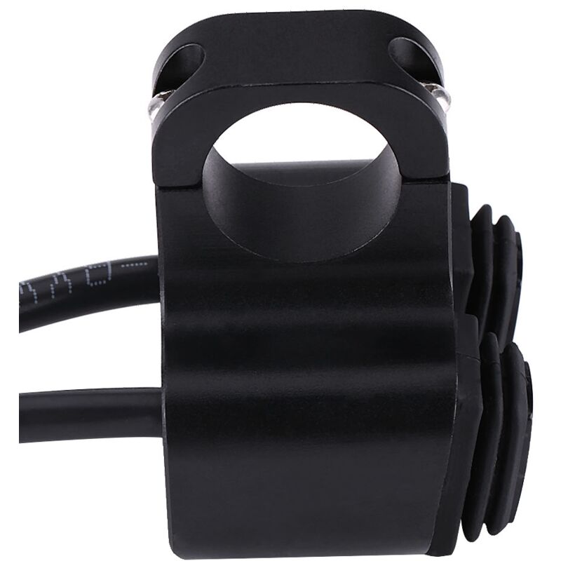 22 Mm 7/8" Wasserdichter Lenkerscheinwerferschalter 12 V 16 A Spotlichtlampe Doppelfunktionsschalter 3-positionen Ein/aus-schalter Cnc-gefräster Aluminiumlegierungsknopf
