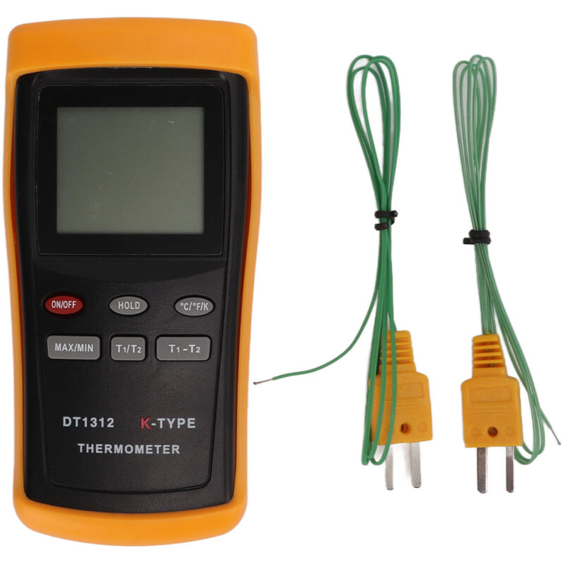 Multifunktionales, Hochpräzises Digitales Thermometer Mit Geringem Stromverbrauch, 2-kanal-thermometer Für Industrielle Anwendungen