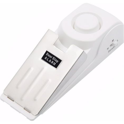 (mit Batterie) Tragbarer 120-db-türstopper, Reisesicherheitsgerät, Geeignet Für Hotels Und Wohnungen, 3 Empfindlichkeitsstufen, Leicht Zu Transportieren, Persönlicher Sicherheitsalarm Für