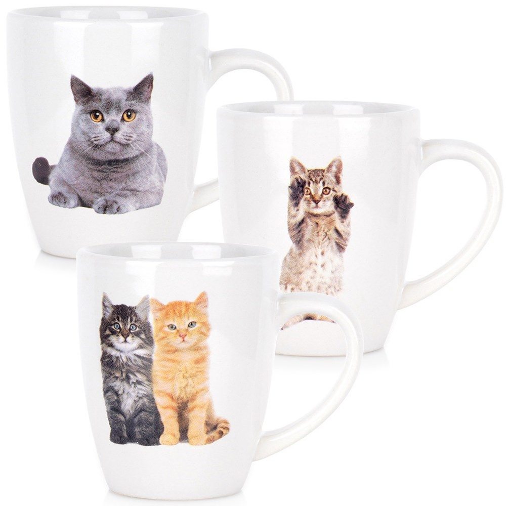 3er-set Katzenbecher, Ideal Zum Trinken Von Kaffee, Tee Oder Kräutern – Ein Perfektes Geschenk