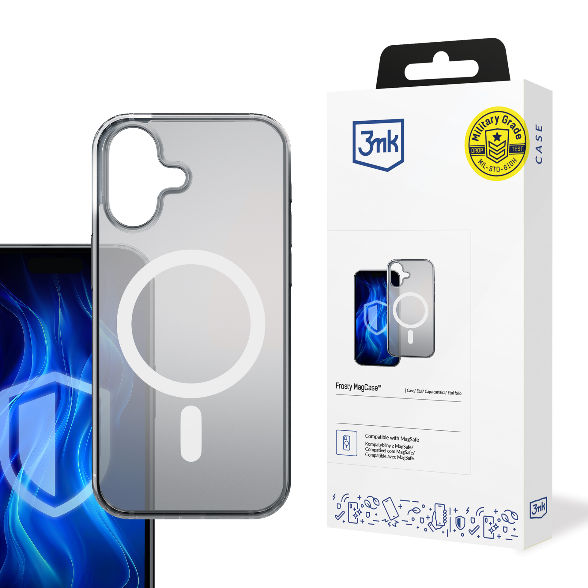 Apple Iphone 16 - 3mk Frosty Magcase Weiß