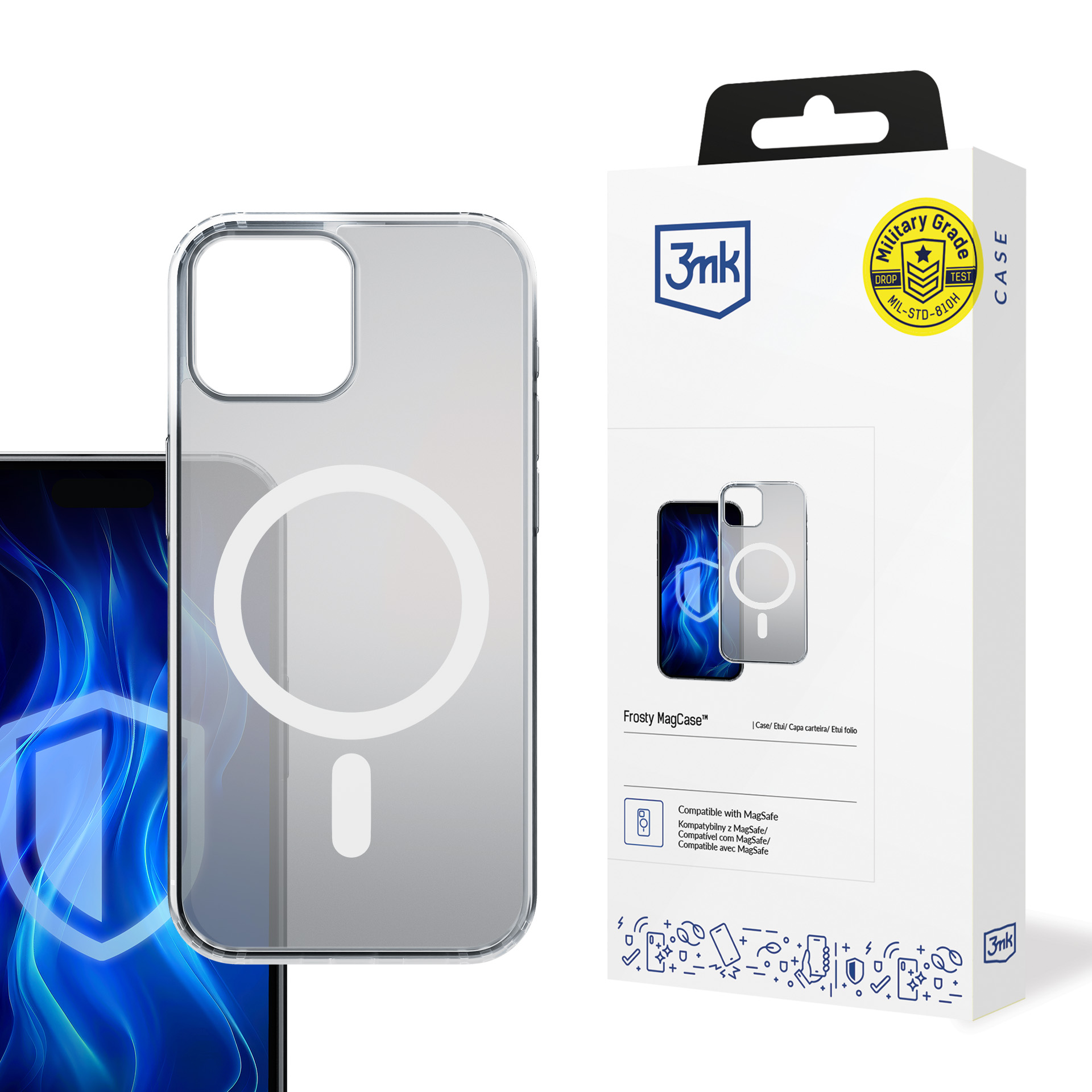 Apple Iphone 12 Pro Max – 3mk Frosty Magcase Weiß