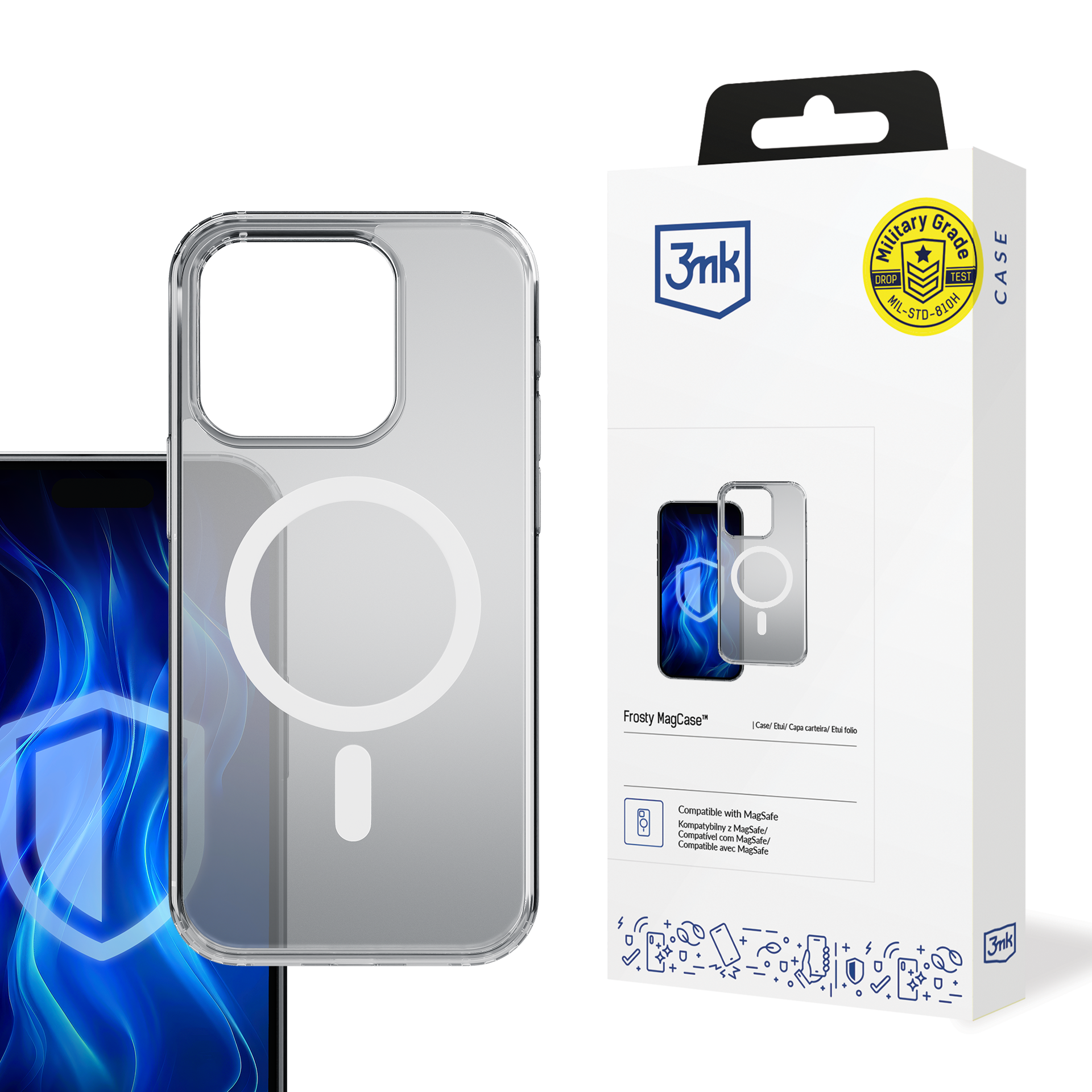 Apple Iphone 13 Pro Max – 3mk Frosty Magcase Weiß