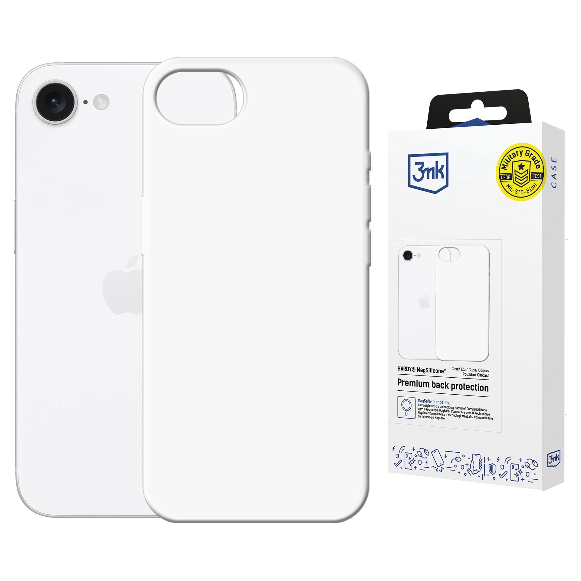 Apple Iphone 16e – 3mk Hardy Magsilicone Weiß