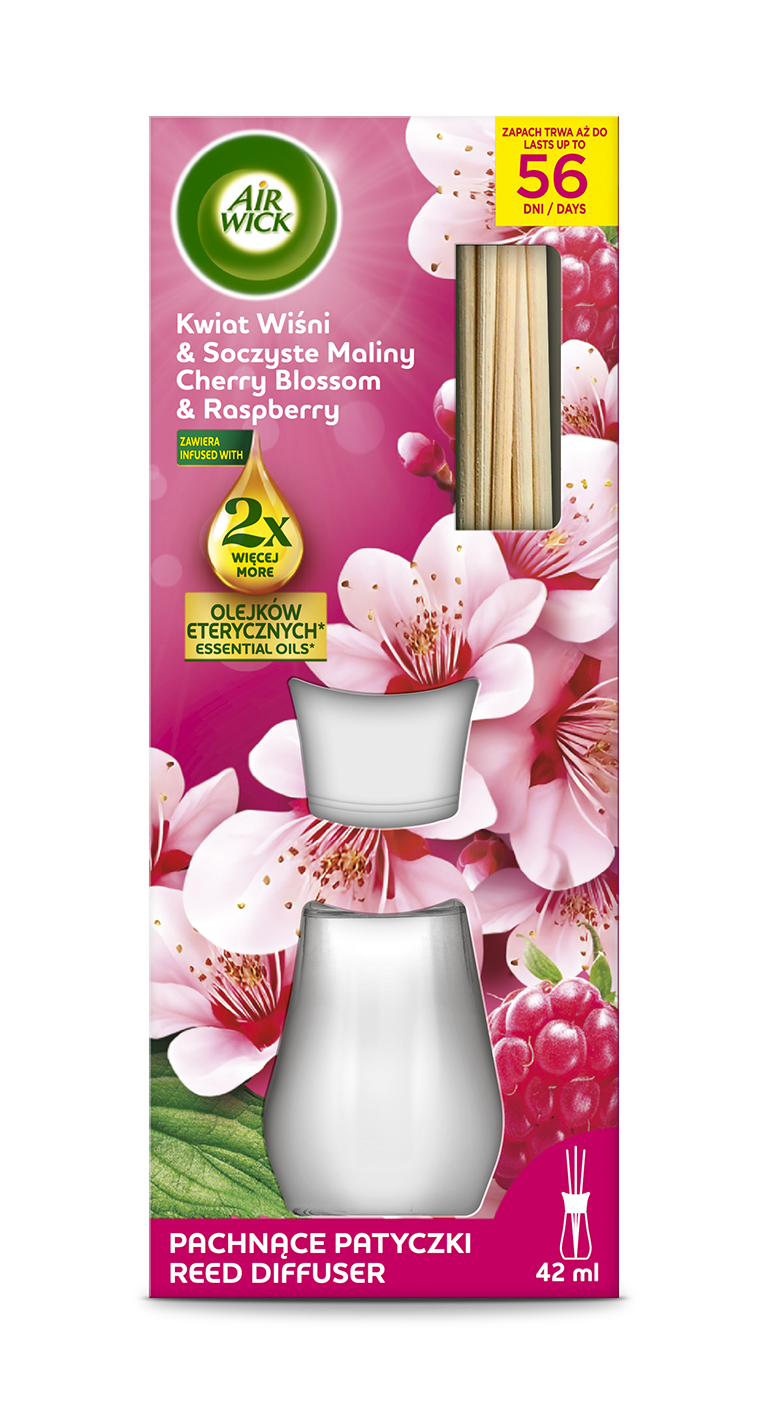 018963 Air Wick Duftstäbchen Kirschblüte & Himbeere 42 Ml