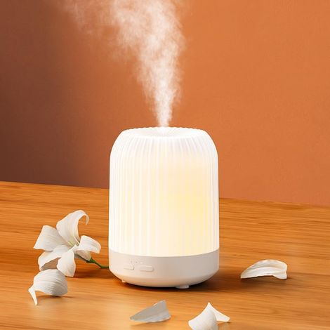 Ätherisches Öl-diffusor, 250 Ml Ultraschall-aroma-diffusor, Luftbefeuchter, Diffusor Mit Automatischer Abschaltung, Timer, Duftdiffusor Für Wohnzimmer Und Schlafzimmer