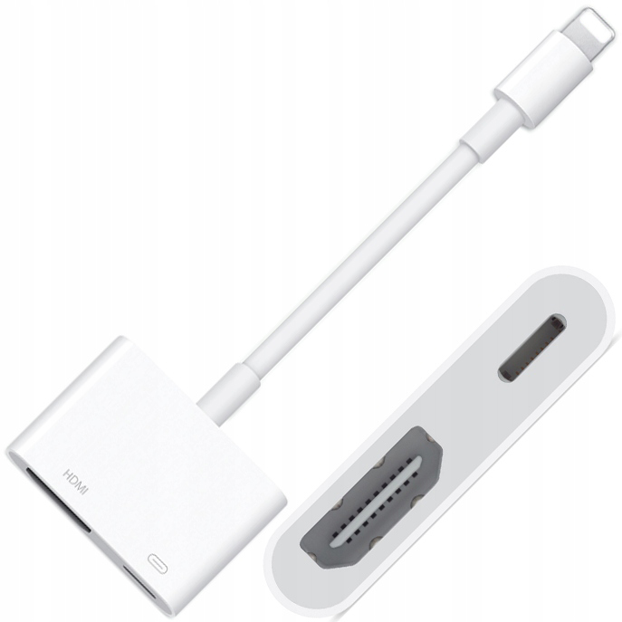 Co2 Hdmi-adapterkabel Für Lightning Iphone Ipad Ipod Full Hd 60hz