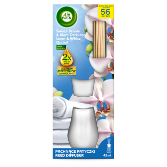 018970 Air Wick Duftstäbchen Frische Wäsche & Weiße Orchidee 42 Ml