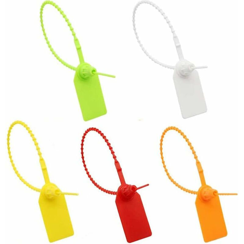 100 Stück Kunststoff-kabelbinder-etiketten, Kabel-etiketten, Kunststoff-kabelbinder, Kabel-zip-tie-etiketten Für Kleidung, Schuhe, Taschen, Logistik Und Transport