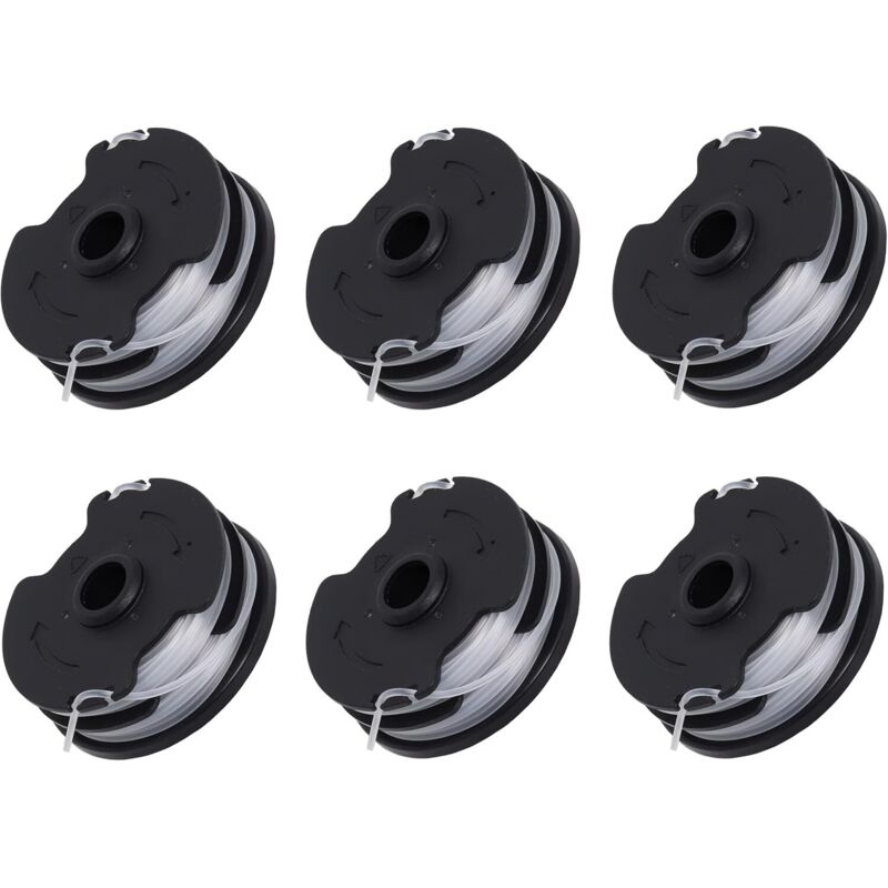 Set Mit 6 Ersatzspulen Für Parkside Prta 20-li C3 Akku-freischneider Ian351753