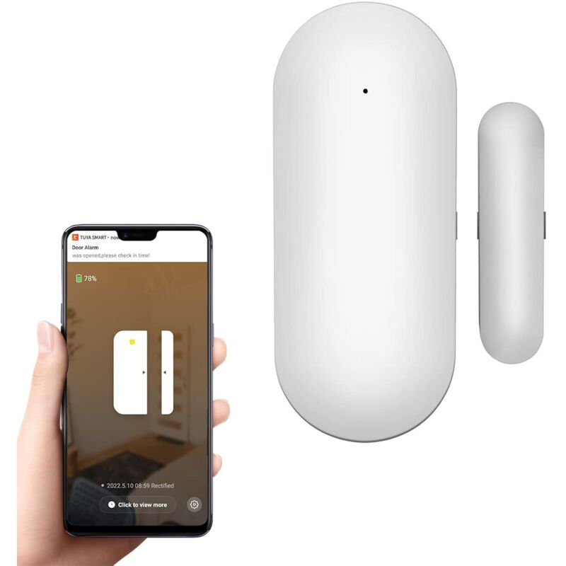 Drahtloses Hausalarm-set, Wlan-tür- Und Fenstersensor, Intelligente Türstatuserkennung, Benachrichtigung Per Smartphone, Kompatibel Mit Der Smart Life App