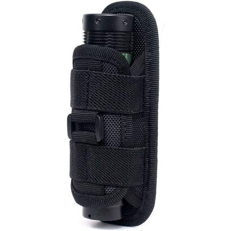 Taktische Taschenlampentasche, Drehbarer Taschenlampenhalter, Gürtelclip, Taktische Taschenlampentasche Mit 360-grad-karabiner-aufrollclip