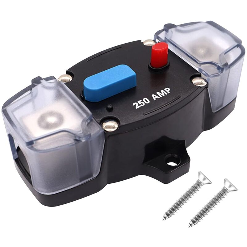 12v-48v Kfz-sicherungshalter Mit Audio-sicherungsschutzsystem Für Auto, Wohnmobil, Boot (250 A)