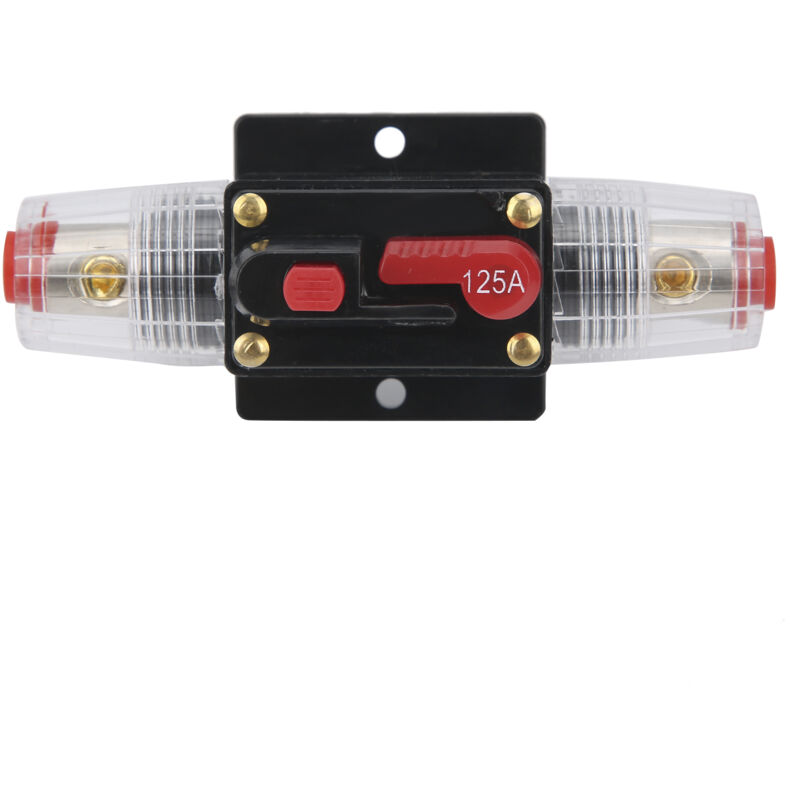 12–24 V 125 A Stereo-audio-schutzschalter Mit Selbstwiederherstellung, Inline-sicherungshalter Für Auto Und Boot