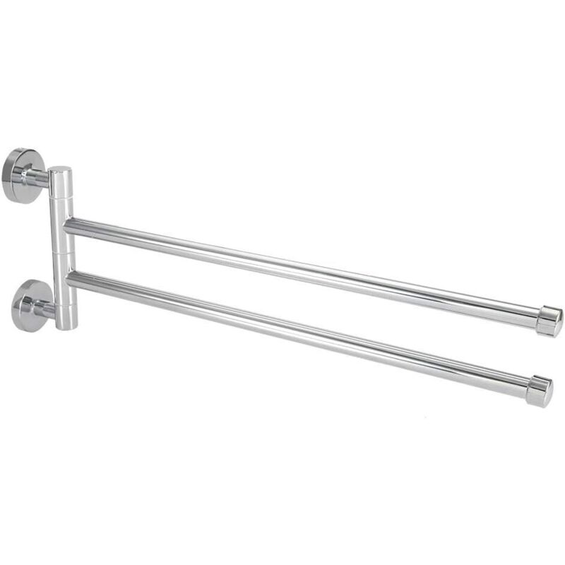 (2-armiger) Wand-handtuchhalter, 180°-handtuchhalter, Handtuchstange Aus Edelstahl, Verchromt