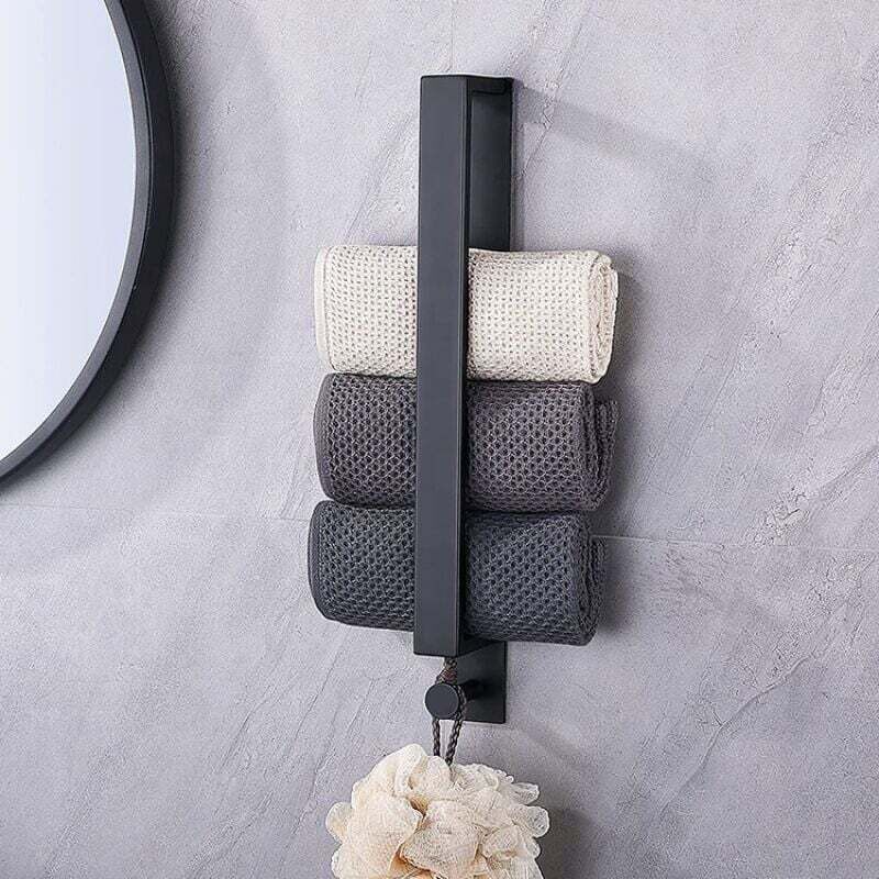 Selbstklebender Gästehandtuchhalter Fürs Badezimmer, Kein Bohren Erforderlich, 40 Cm