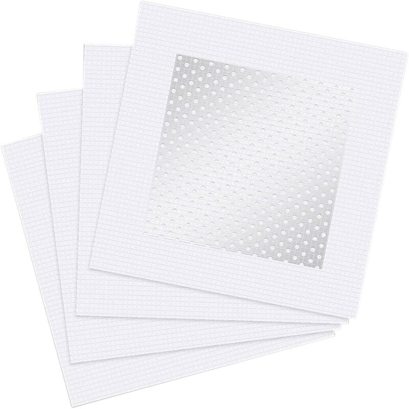 Aluminium-wandreparaturflicken, Selbstklebende Flicken Zur Reparatur Von Trockenbauplatten (4 Stück, 4 Zoll)