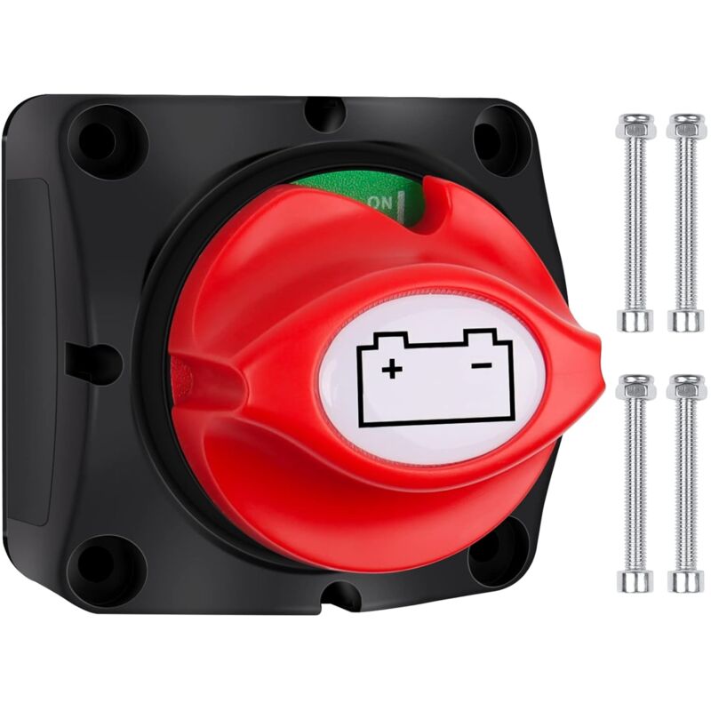Batterie-sicherungsautomat 12 V, 24 V, 48 V Batterie-trennschalter 1-2-beide-aus, Batterie-hauptschalter 275 A Batterieschalter Für Yacht, Boot, Lkw, Bus, Pkw, Motorrad