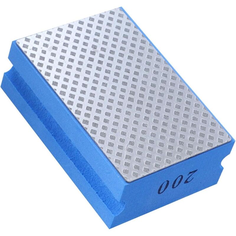 Diamant-handschleifblock, Diamant-handpolierpads, Zum Polieren Von Stein, Glas, Fliesen, Körnung 200