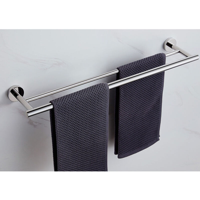 Handtuchhalter Aus Edelstahl 304 Mit Zwei Stangen, Geeignet Für Küchen, Badezimmer Und Andere Feuchte Räume, Doppelwandiges Design
