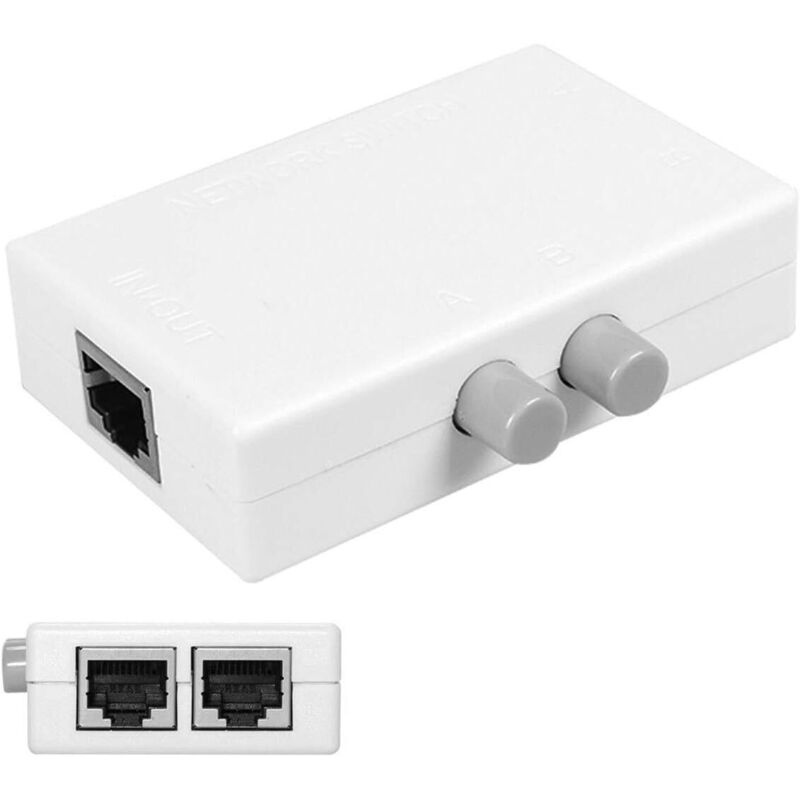 Lan-netzwerkschalter Rj45 Utp Rj45 Lan-splitter-switch Cat-netzwerkschalter Externer Interner Netzwerkschalter