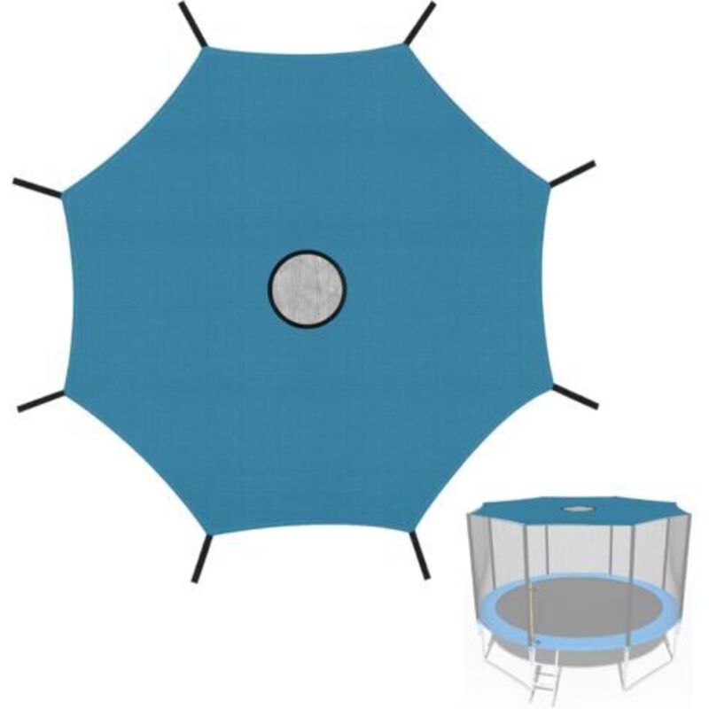 Trampolinzubehör: 30 Cm Sonnenschutz Für 8-stangen-trampoline – Wasserdicht Und Uv-beständig