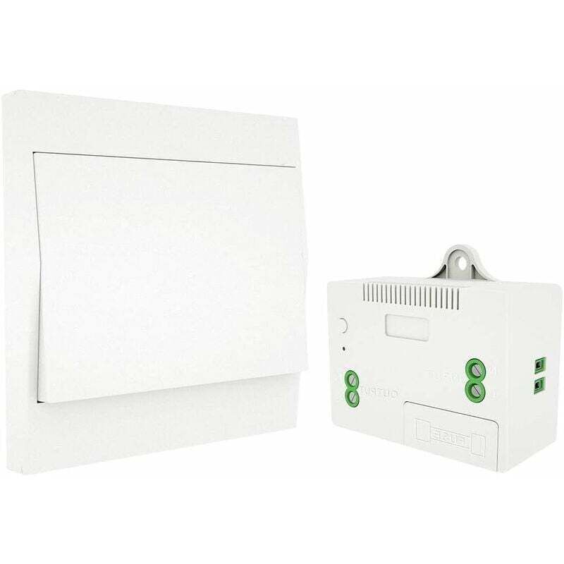 Funk-wandschalter-set Mit Eigener Stromversorgung, 1-wege, Keine Batterien Oder Verkabelung Erforderlich, Fernbedienung