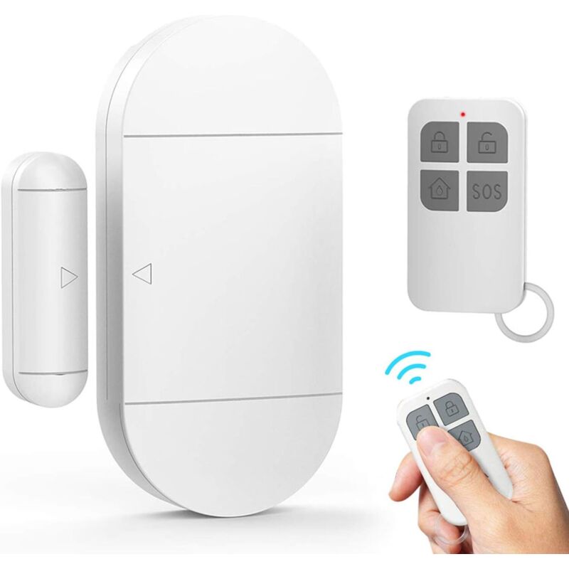 Tür- Und Fensteralarm, 130 Db Drahtlose Tür- Und Fenstermelder Mit Fernbedienung, Einbruch- Und Diebstahlschutz-magnetsensor Für Heim- Und Kindersicherheitssysteme