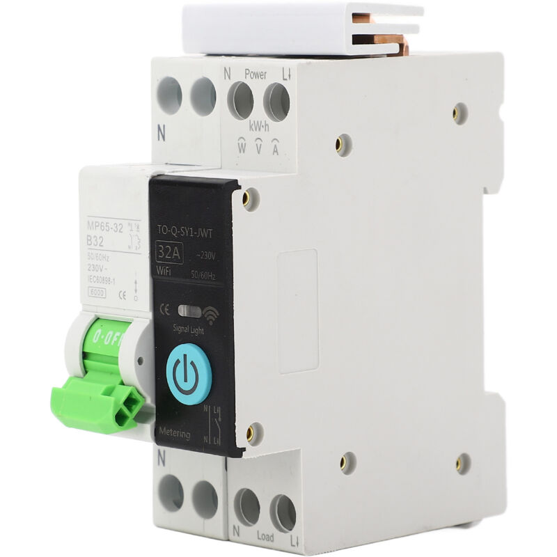 – 16a Ac230v Wifi-einpol-leistungsschalter – 6ka Abschaltvermögen – Fernsteuerung Für Energiemanagement – ​​einfache Installation