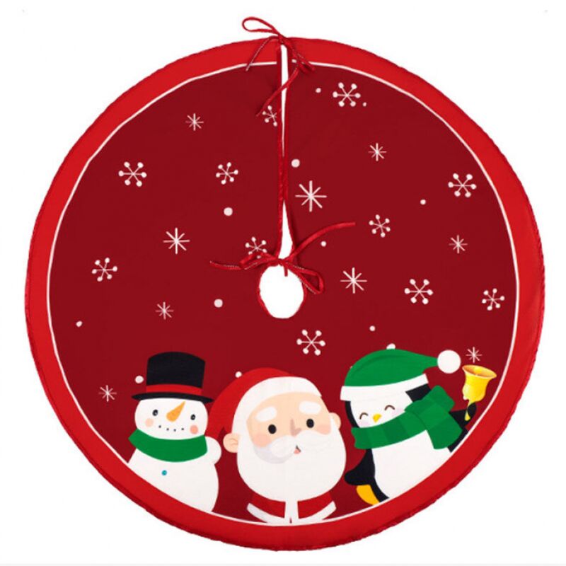 Weihnachtsbaumrock, Durchmesser 90 Cm, Wohnaccessoire, Weihnachtsdekoration (stil 4)