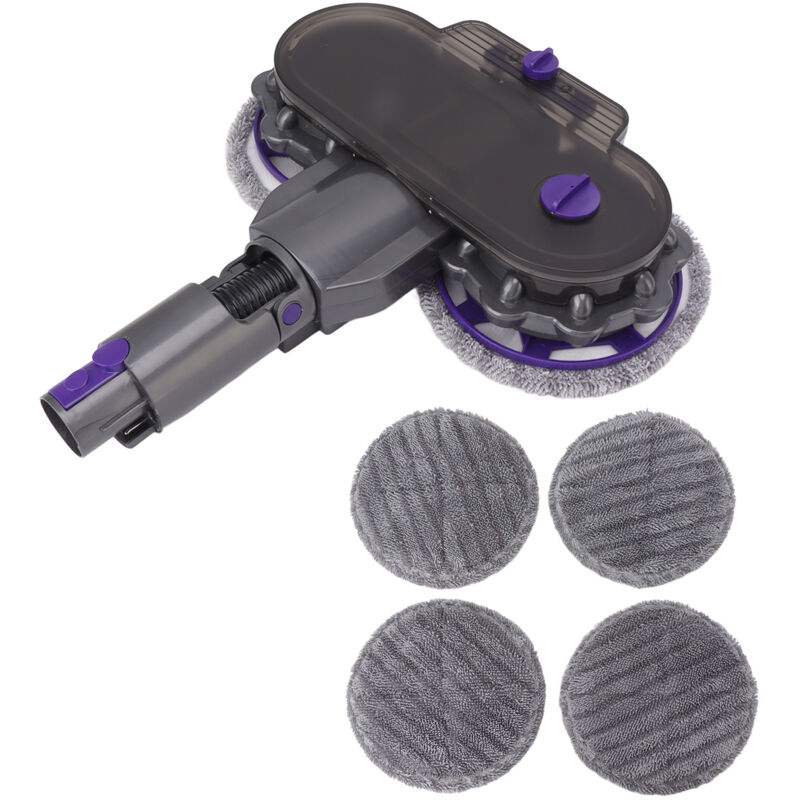 Elektrischer Wischmoppkopf Mit 4 Wischpads, Nass- Und Trockenmoppkopf Für V7 V8 V10 V11 V12 V15