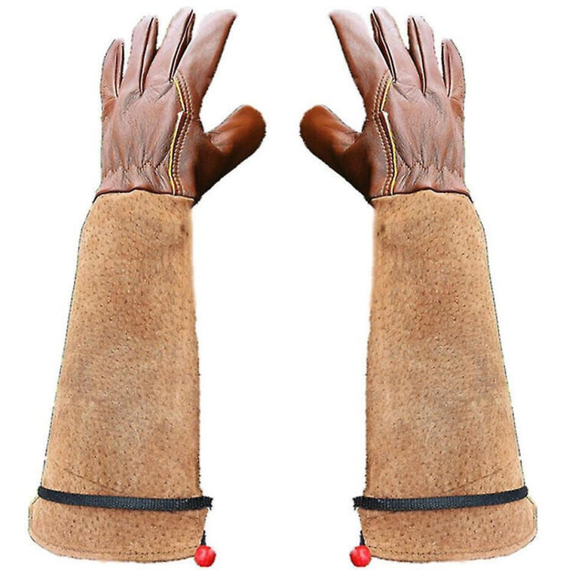 (s) 1 Paar Gartenhandschuhe, Rosenschnittfeste Handschuhe, Handschuhe Aus Schweins- Und Schafsleder, Blumenhandschuhe