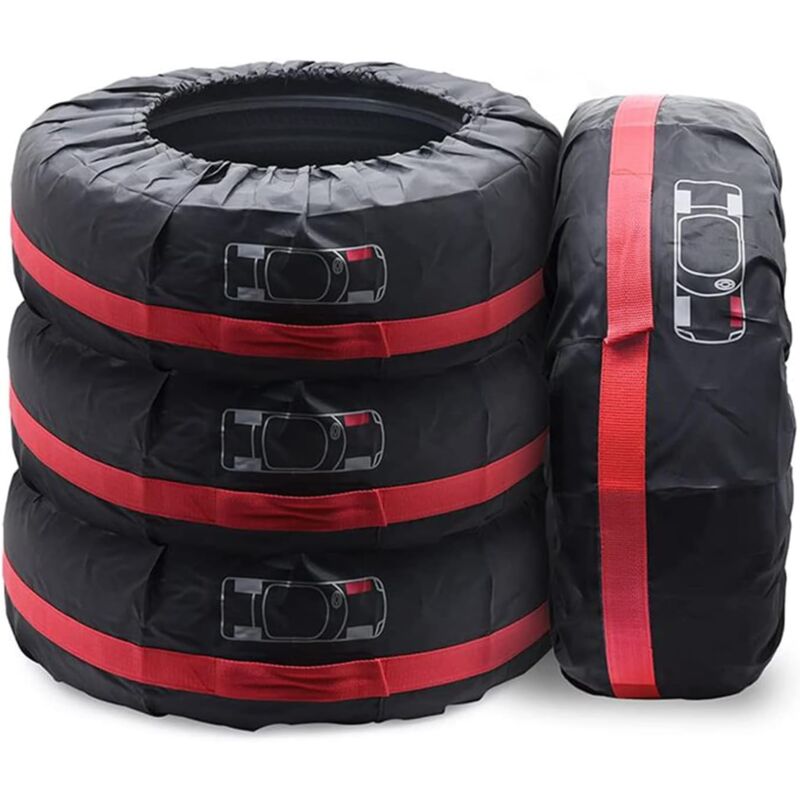4er-pack Reifenabdeckungen 13–18" (65 Cm Durchmesser), Wasserdichte Reserveradabdeckung, Autoreifen-schutz