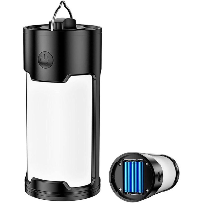 Campinglaternen, Batteriebetriebene, Tragbare, Wasserdichte, Helle 800-lumen-outdoor-campingleuchten Für Wandern, Angeln, Reisen Und Notfälle