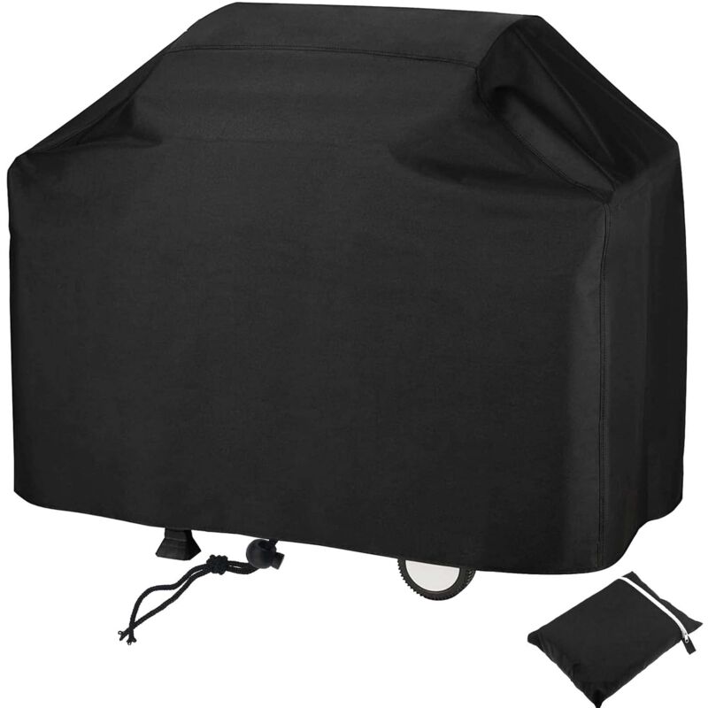 Grillabdeckung, Grill-schutzplane, Bbq- Und Grillabdeckung, Winddicht/uv-beständig/wasserdicht/feuchtigkeitsbeständig/staubdicht, 145 X 61 X 117 Cm