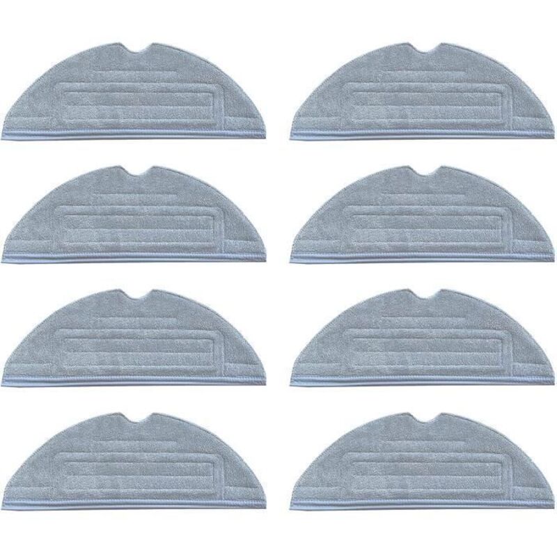 Outad® Wischpads Für Roborock S8/s7, S7+, T7 Und T7 Plus (8 Stück), Reinigungstücher Für Roborock S8, Waschbare Reinigungstücher (8 Stück)