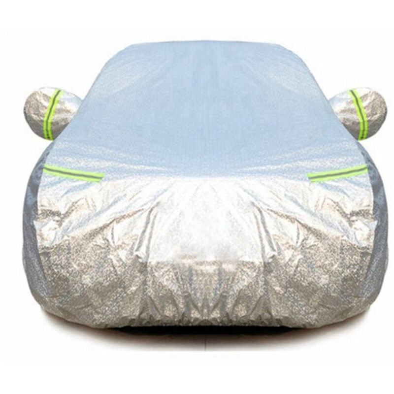 Wasserdichte Suv-autoabdeckung – Stoßfest Und Uv-schutz – Maße 530 × 190 × 150 Cm – Reißverschluss Und Reflektorstreifen