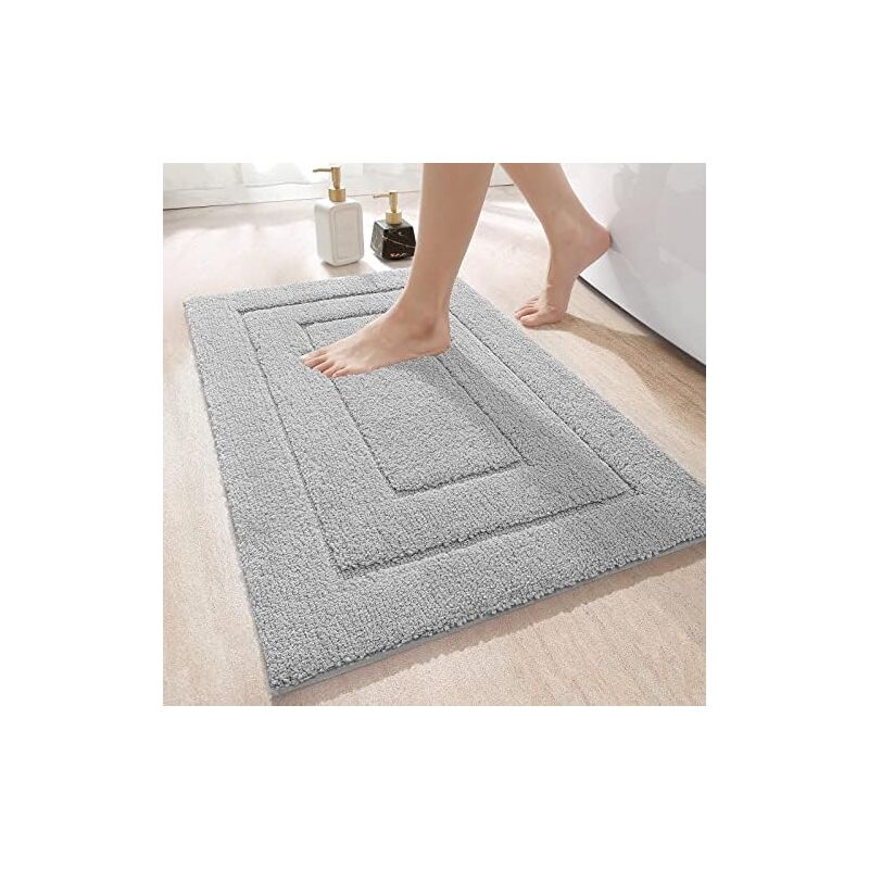 Rutschfeste Badematte, Weiche Mikrofaser-badematte, Wasserabsorbierend, Maschinenwaschbar, Extra Dicke Duschmatte Für Das Badezimmer, 40 X 60 Cm