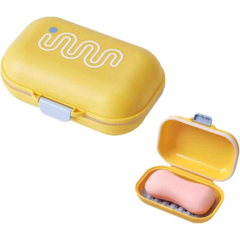 1 Stück Tragbare Reiseseifenbox Mit Deckel, Wasserdichter Und Versiegelter Seifenhalter, Seifenboxen Für Zuhause, Badezimmer, Wandern, Reisen