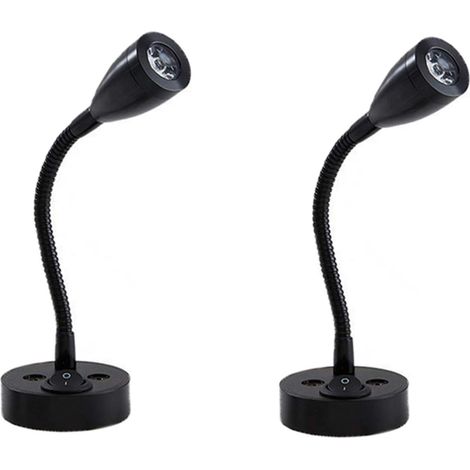 Stück Leselampen, Led-strahler, 12 V, Verstellbarer Schalter, Wand-nachttischlampe, Innenbeleuchtung, Wohnmobil, 6000 K, Weiß Für Wohnmobil
