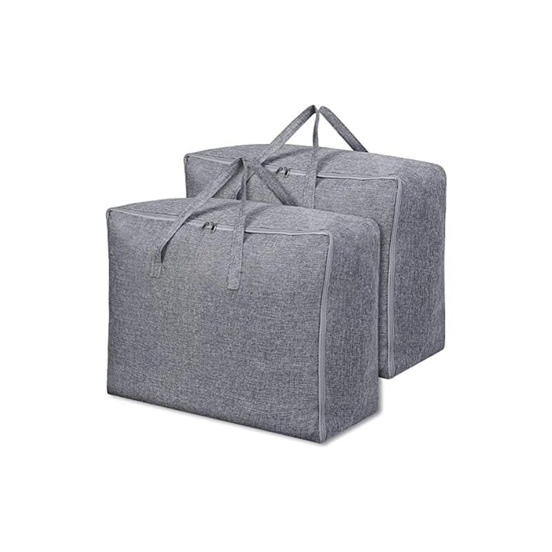 2er-pack Dicke Aufbewahrungstasche Für Bettdecken, Aufbewahrungstasche Für Kleidung Unter Dem Bett, Aufbewahrungstasche Für Bettdecken Mit Verstärktem Griff Für Bettdecken, Decken, Kissen Und Jacken,