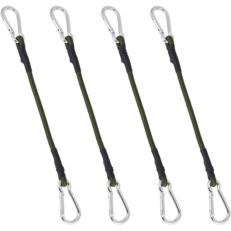 4er-pack 30 Cm Strapazierfähige Bungee-seile Für Camping, Gepäck, Reisen