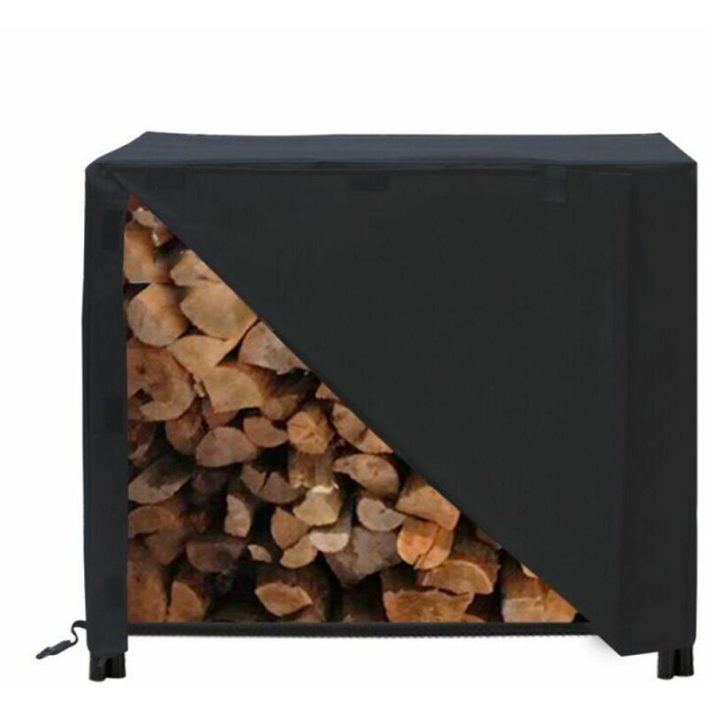 48 X 24 X 42 Zoll Holzregal, Staubschutz Für Außenkamin Mit Großem Fassungsvermögen, 210d Wasserdicht