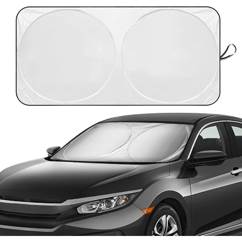 Autosonnenblende Für Die Windschutzscheibe, Autosonnenblende, Autosonnenblende Für Die Frontscheibe Mit Uv-/hitzeschutz, Universelle Autosonnenblenden – 150 X 70 Cm