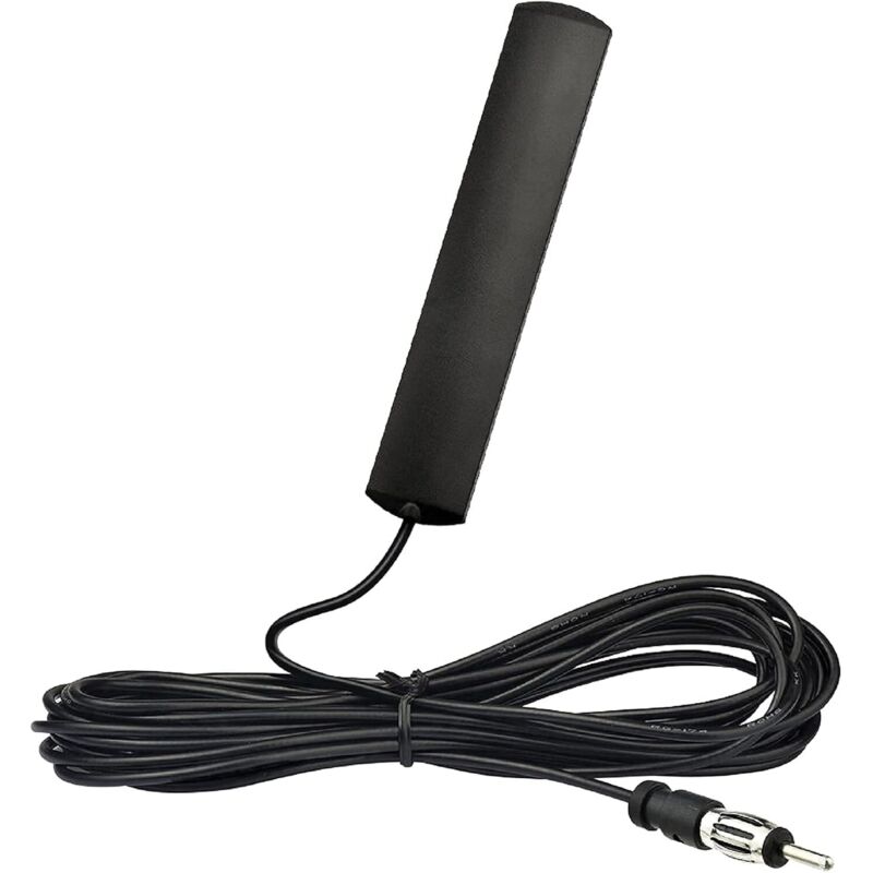 Autoradioantenne Zum Selbstkleben Für Die Windschutzscheibe, Din-stecker Mit 3 M Kabel, Kompatibel Mit Pkw, Lkw, Suv, Jeep, Fm/am-radio, Verstärker Und Hd-player